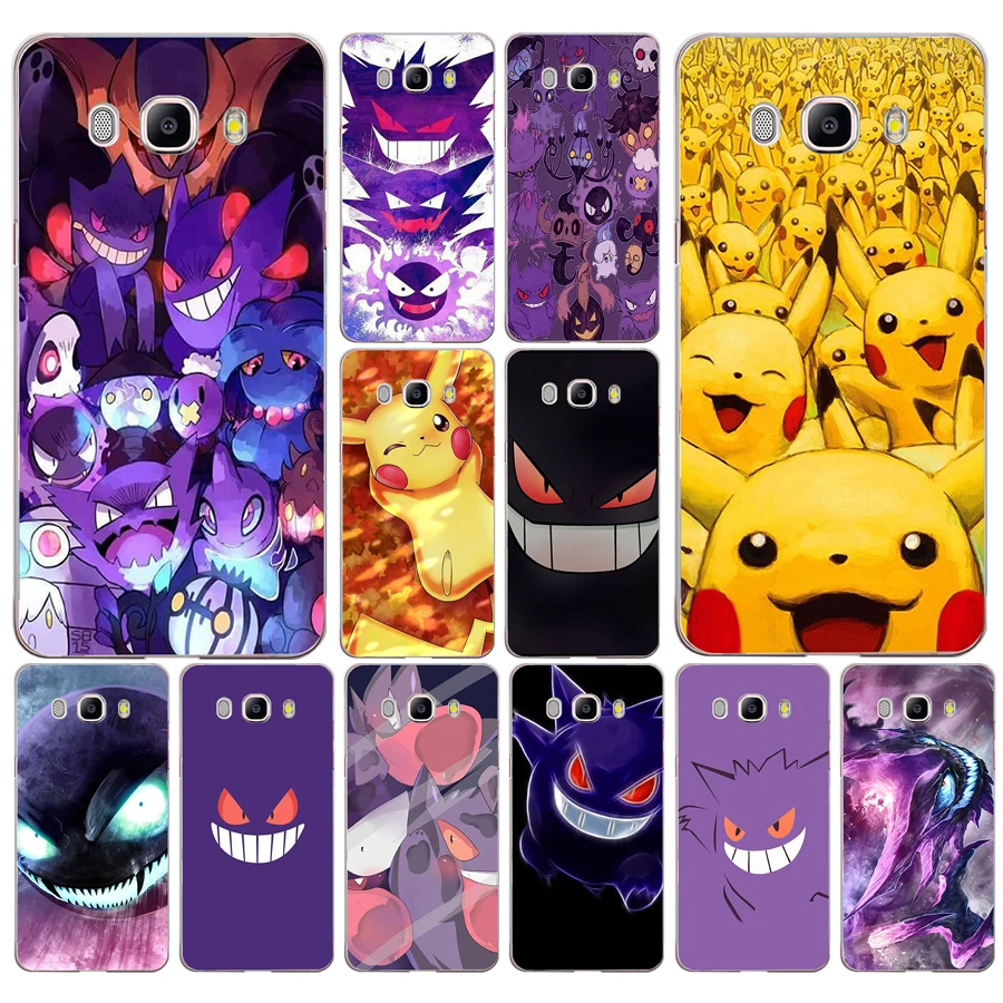 

196DD Pokemons Go Gengar Sinister Soft Silicone Case Cover for Samsung Galaxy a3 a5 2017 A6 A8 2018 j3 j5 j7 2016 2017