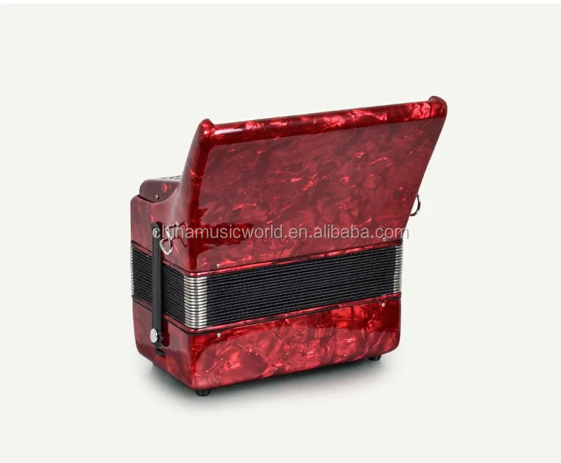 Afanti Excellent sound  AFA-03 22keys/ 8Bass button Red color Children Accordion 