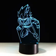 Dragon Ball 3D Table Lamp Cool Nightlights New Year Decoration Kids Lampade Children’s Gifts Lighting LED Lampe Touch Lampen