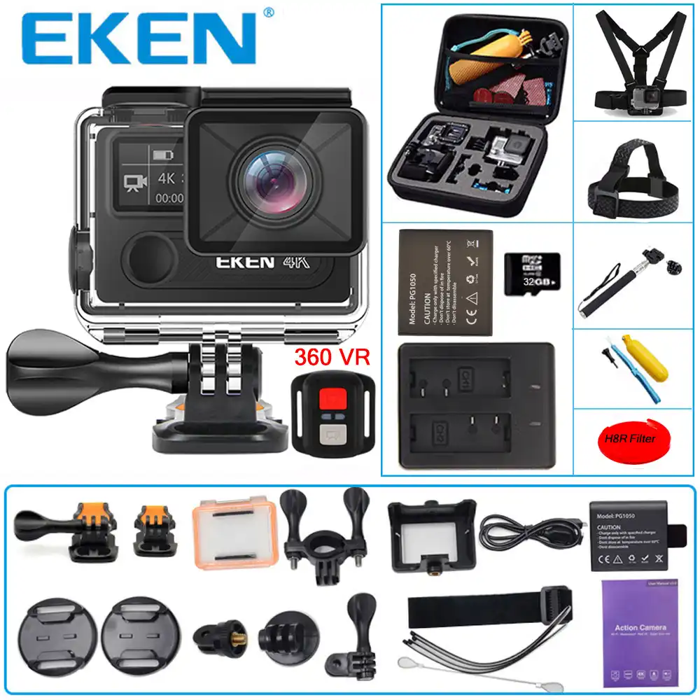 Original Eken H8r H8 Ultra Hd Action Camera With 4k 30fps Utral Hd Video 30m Waterporoof 2 Screen Go Pro Yi Style Sport Camera Sports Action Video Camera Aliexpress Original Eken H8r H8 Ultra Hd Action Camera With 4k 30fps Utral Hd Video 30m Waterporoof 2 Screen Go Pro Yi Style Sport Camera Sports Action Video Camera Aliexpress