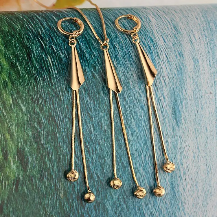 

5/Lot African Costume Jewelry Sets Necklace Pendant Earring Gold Earing Parure Bijou Femme Colar Ouro Oorbellen Jewellery S0130