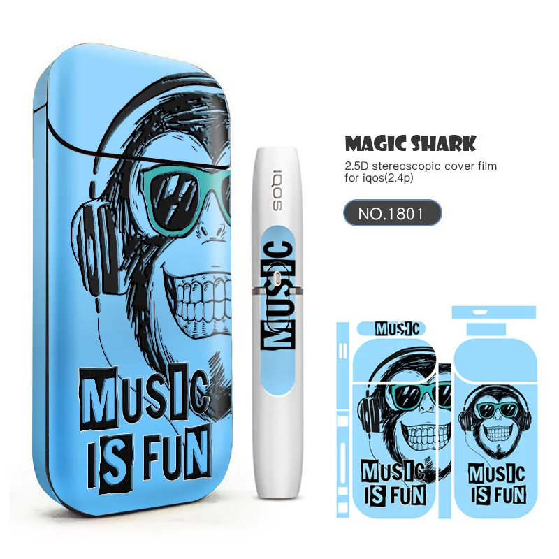 

Electronic Cigarette PVC Material Skin 3M Printing Label for IQOS 2.4 IQOS 2.4 Plus Antiscratch Sticker Case Sleeve Antidust