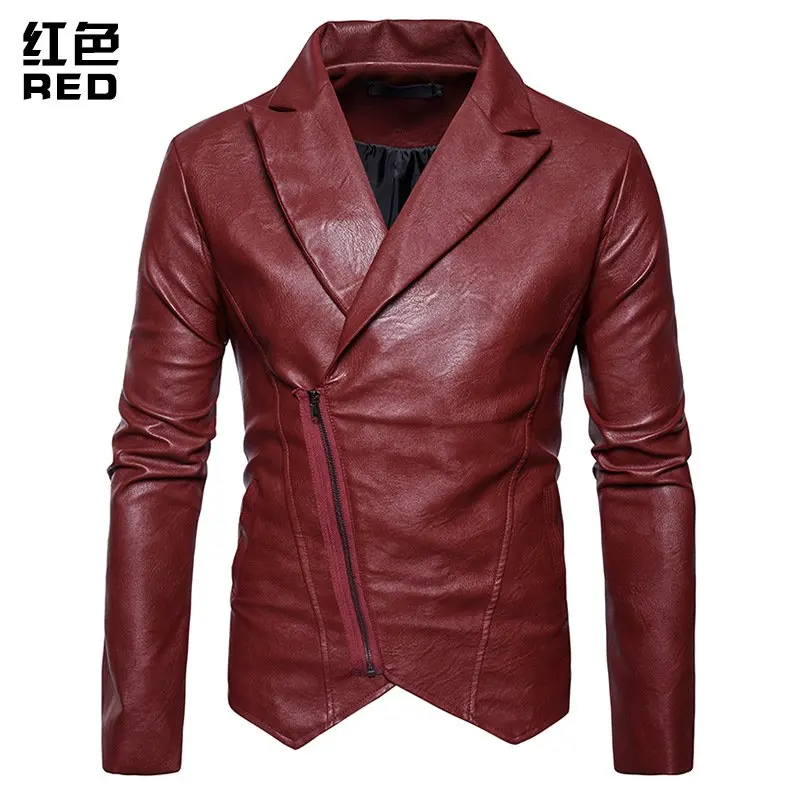 MIXCUBIC 2017 Autumn Winter England style OOblique zipper