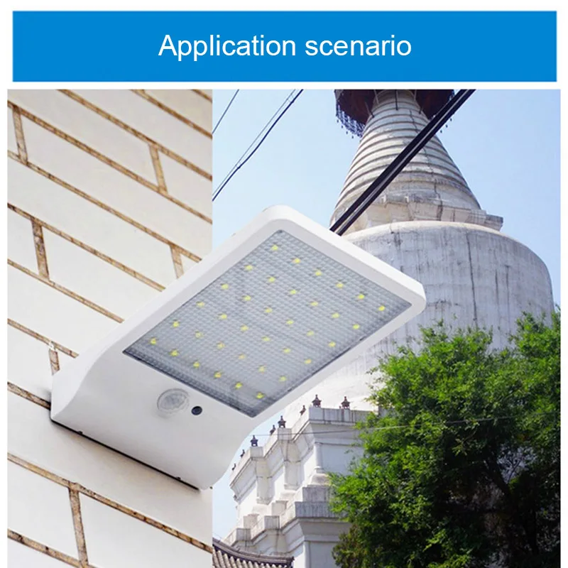 

Newly 36/48 LED Solar Powered Motion Sensor Security Lamp Waterproof IP65 Outdoor Garden Light XSD88