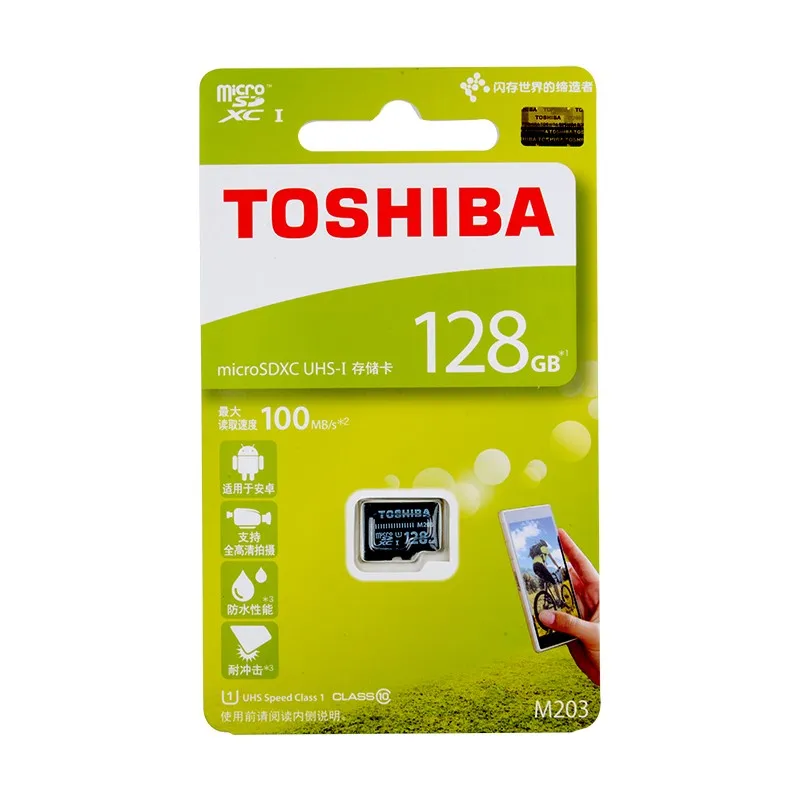 Карта памяти TOSHIBA Micro SD класс 10 128 ГБ 64 16 32 TF/microsd|Карты памяти| |