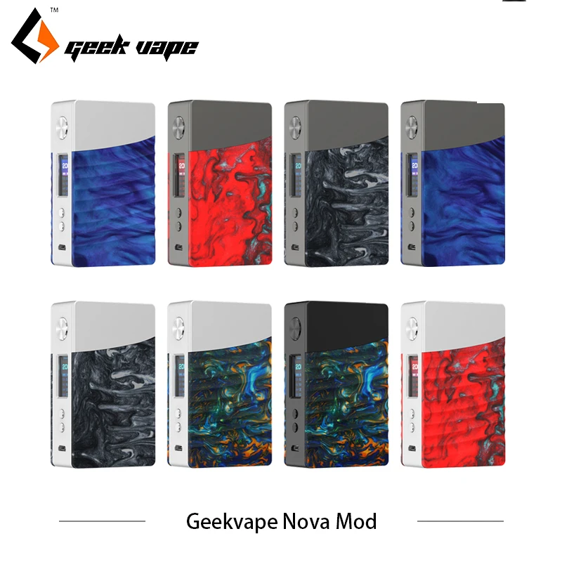 Оригинальный Geekvape Nova Mod Geek vape Nova 200 Вт поле Mod двойной батарея электронная сигарета испаритель Fit VS Geekvape Zeus RTA