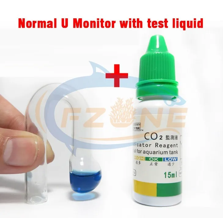 VIV бренд качество ada u-образный повесить на CO2 Монитор PH детектор набор - Цвет: Normal Glass w Liqui