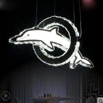 

Chandelier Creative Personality Dolphin Children's Room Light LED Crystal Chandelier Clothing Store Window Chandelier Restaurant