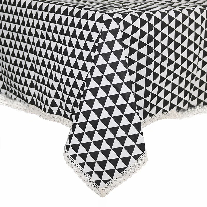 

SMOPOR Linen Cotton Rectangle tableCoth For Home Party Hotel Table Decoration Cotton Table Cloth