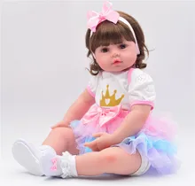 NPK large size Bebe Reborn Dolls 61cm real Reborn Baby Dolls Silicone Cute Soft Baby Alive Doll toys For children gift new arrival baby girl reborn dolls kids toy full silicone vinyl 23 57 cm real life bebe reborn alive doll npk collection hot