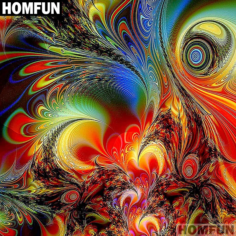 Набор для алмазной вышивки HOMFUN A01145 алмазная 5d-вышивка Феникс полное покрытие