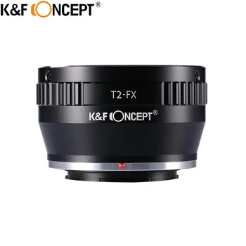 

K&F CONCEPT for T2-FX Camera Lens Adapter Ring For T Mount Lens on For Fujifilm X Mount Camera Body Manual Focuse To Infinity