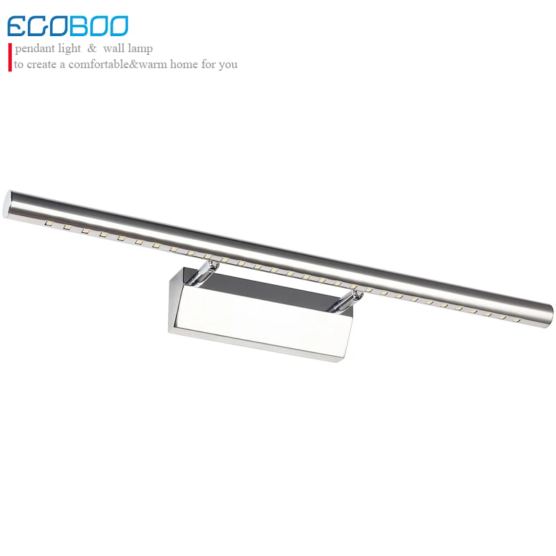 2017 Top modern fashion 9W Long  Bathroom Mirror Lighting Led wall light Stainless Steel 85-265v As Indoor Wall Lamps