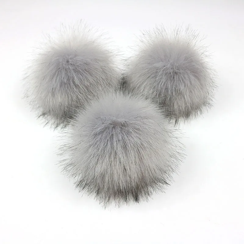 

For Clothes Hats Fake Fur 2PCS Fake Fur Ball Craft Accessories DIY Beanie Ball 2PCS Brand New High Quality Hot Sale