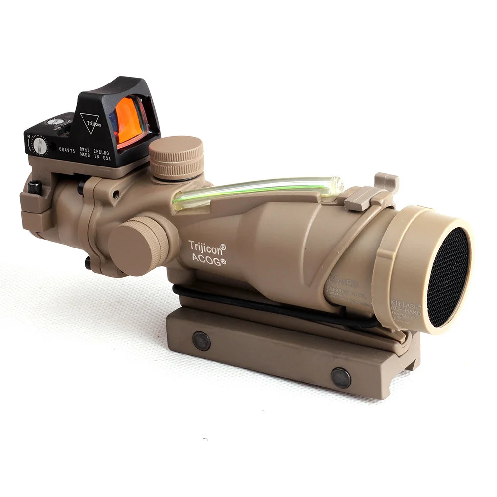 Черный загар Цвет Алюминиевый KILLFLASH защитный чехол для Trijicon ACOG серии тактический