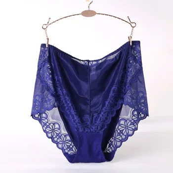 

Sexy Lace Women Panties Hollow Out Transparent Underwear Brief Plus Size 6XL 7XL 8 colors Big Size Panties Lingeries Intimates