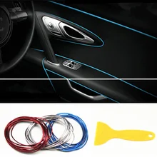 5 m Adesivo Interior Decoração Do Carro Tira Styling Para sport Sedan LADA Priora Kalina Granta Vesta X-Ray Raio X acessórios do carro