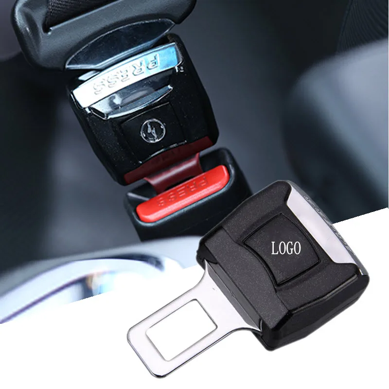 

1-Piece Car Logo Vehicle Seat Belt Extension Extender Safety Buckle Clip for Audi Skoda Nissan Infiniti Cadillac Mitsubishi more