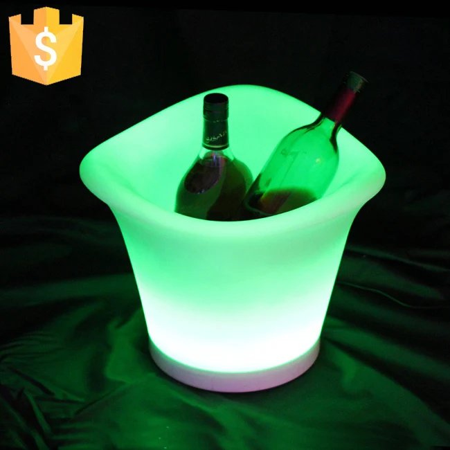 Best Price SK-LF09 (L34.5*W34.5*H27.2cm) RGB 16 LEDs Ice Container 16 Color Luminous Plastic Beer Barrel LED Ice Bucket Free Shipping 1pc Best Price SK-LF09 (L34.5*W34.5*H27.2cm) RGB 16 LEDs Ice Container 16 Color Luminous Plastic Beer Barrel LED Ice Bucket Free Shipping 1pc