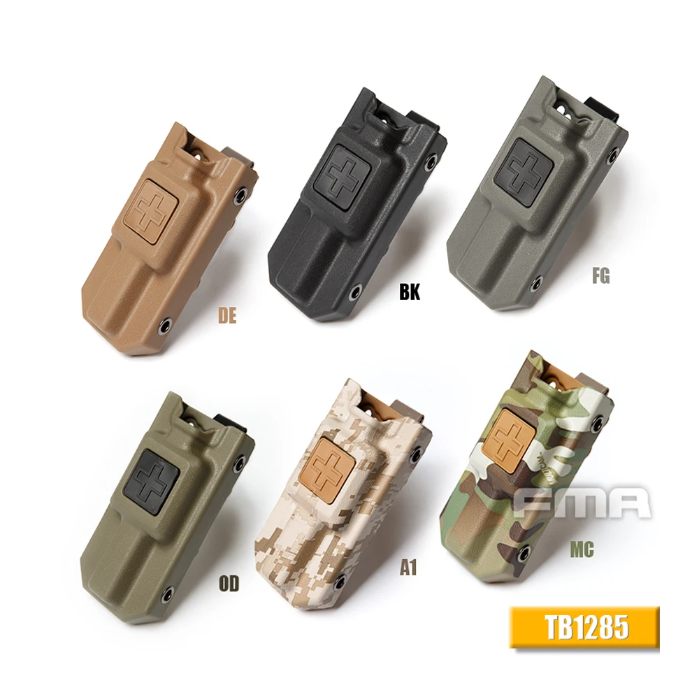FMA Outdoor Tools Hunting Application Tourniquet Case Molle EMT Tactical Tourniquet Carrier Pouch Storage Bag Box Holder Case|Hunting Bags| - AliExpress