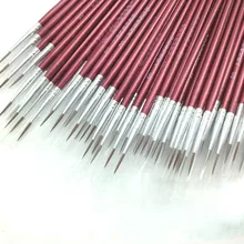 10 шт./компл. профессиональная машинка для стрижки волос Краски кисти детали 7 миниатюрных для женщин с внутренним слоем акрила, Цвет Краски ing поставки разные цвета