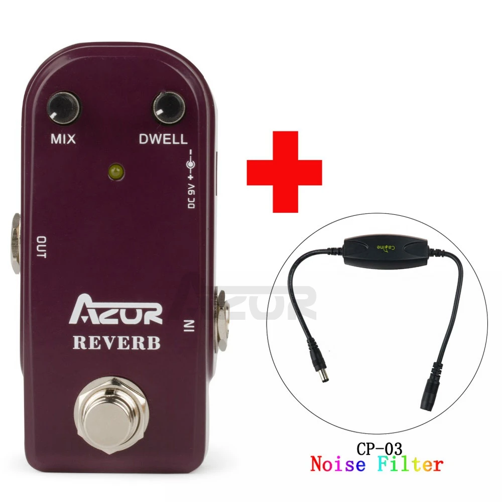

AP-311 Reverb Mini Guitar Effect Pedal with Ture Bypass + Caline CP-03 Noise Filter Mini Guitar Pedal Effect Guitar Accessories