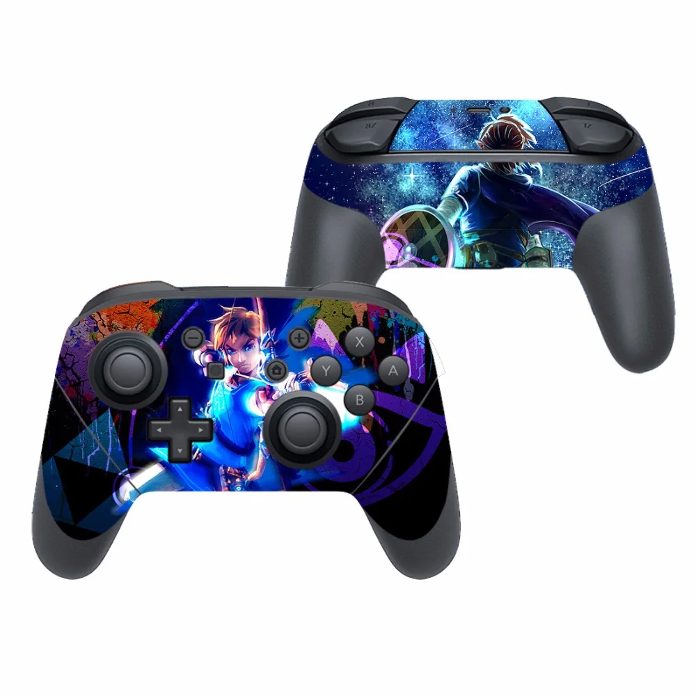 Легенда о Зельде дикого дыхания Виниловая наклейка для Nintendo Switch Pro контроллер