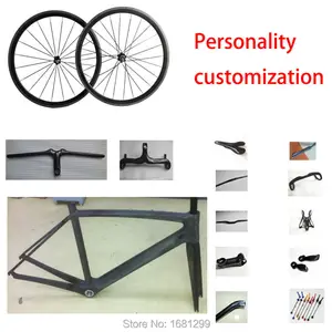 Набор колес для велосипеда из углеродного волокна, комплект «сделай сам» для шоссейного/горного велосипеда, седло для руля, профессиональная индивидуальная Настройка