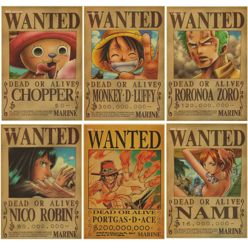 Wanted one piece poster maker giorgiocollection com