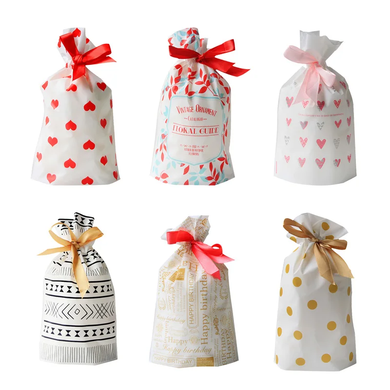 Black Gift Bags With Ribbon wholesale 3000pcs/lot Customized shopping