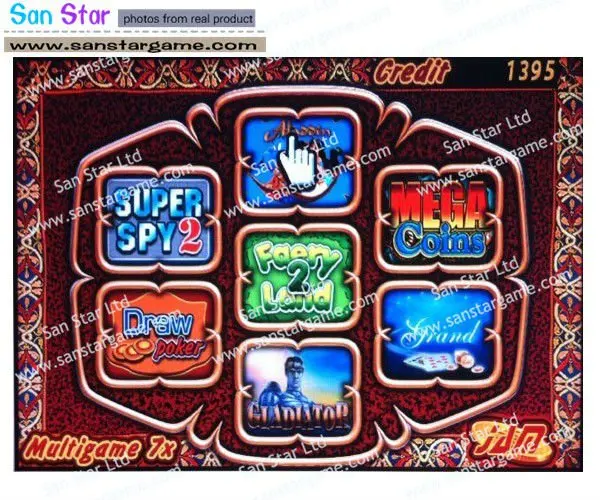

Multi game PCB 7X with 60-95 Percentage for Casino Game Machine Slot Game Machine PCB Casino Game Pcb
