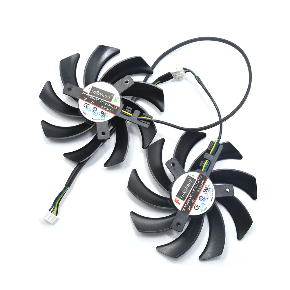 Сменный вентилятор двойного охлаждения для видеокарты Palit GeForce GTX 1070 1060 1080 OC GTX1060 85