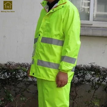 

Women Reflective Raincoat Suit Bicycle Outdoor Raincoat Motorcycle Ladies Rain Coats Waterproof Abrigos Hombre Rain Gear LKR197