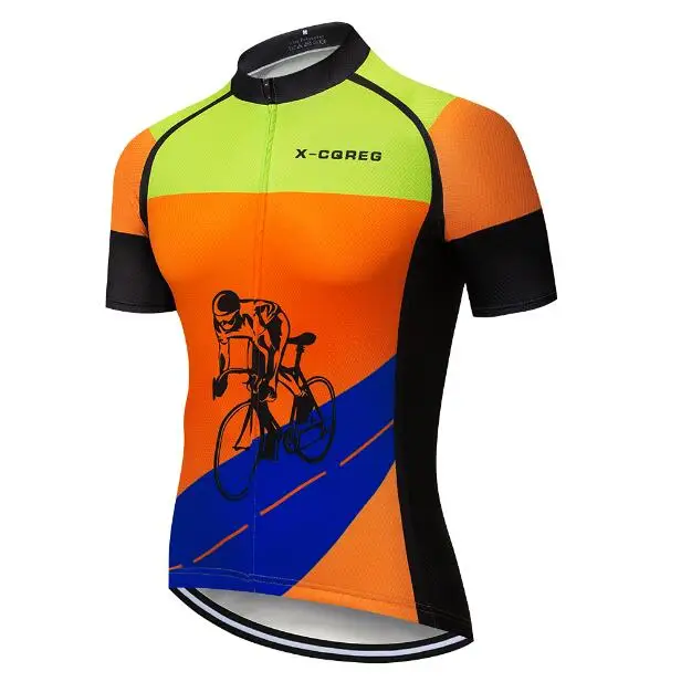 X-CQREG мужские майки для велоспорта Roupas Ropa Ciclismo Hombre MTB Maillot для велоспорта/Летняя одежда для шоссейного велосипеда - Цвет: 7