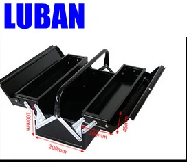 

Iron metal toolbox multifunction tin trunk storage box suitcase No. Hardware Tool Box