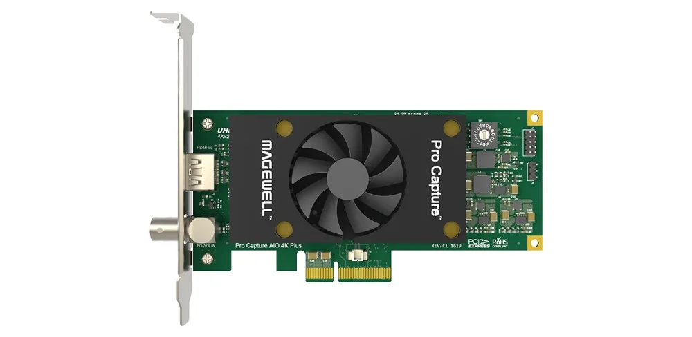 Многофункциональная плата захвата видео Magewell Pro Capture 4K Plus PCI Express HDMI 3G 6G SDI 60fps|Карты