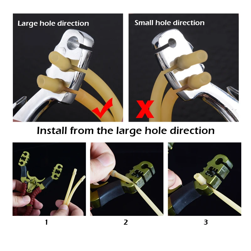 Ideal  Kids Toys Power Aluminium Alloy Wolf Slingshot & Mud Ball Crossbow Hunting Catapult Outdoor Camping