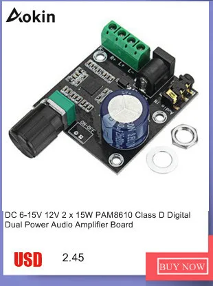 DC 5 В PAM8403 Супер Мини 2-канальный USB цифровой аудио усилитель плата модуль 2*3 Вт регулятор громкости с переключателем Potentionmeter