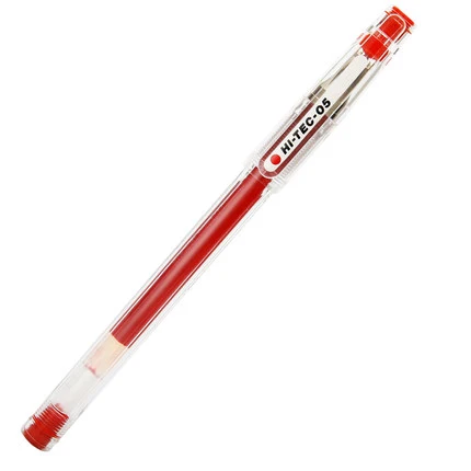 Япония Pilot BLLH-20C5/C4/C3 тонкая ручка с чернилами стандартных цветов HI-TEC-C гель студент капиллярная трубка финансовых простые офисные 0,4/5/3 мм - Цвет: Красный