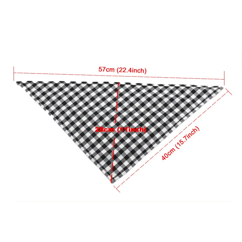 Классический плед собака кошка бандана нагрудники Аксессуары для домашних животных мягкий хлопок щенок котенок треугольный шарф платок для питбула Французский бульдог