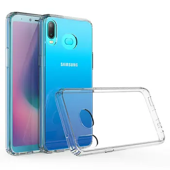 

50pcs/lot Soft Frame Shockproof Transparent Hard Case For Samsung Galaxy J2 Pro 2018 J3 Prime J3 Emerge