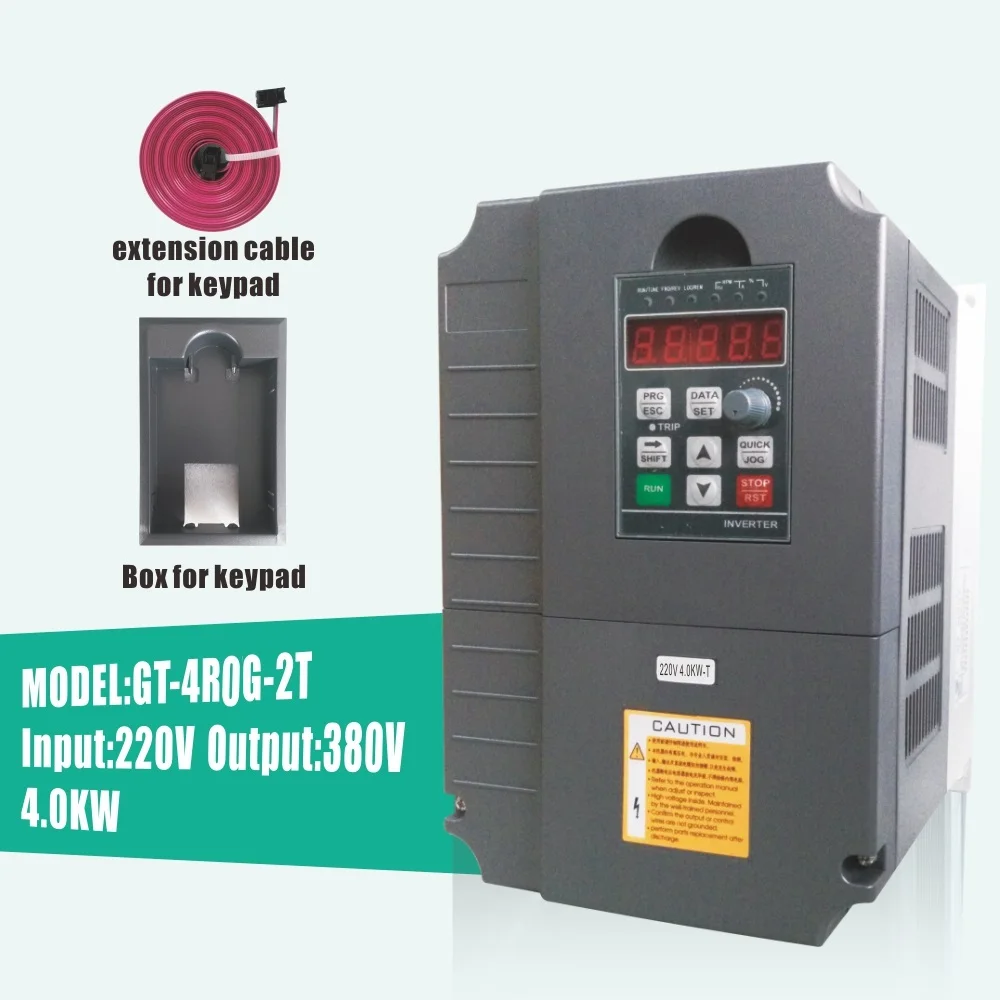 Инверторы HUANYANG VFD 4 0 кВт Входное напряжение 220 В выход 380 в привод переменной