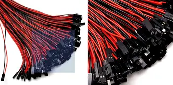 

DuPont line 2P 2.54MM 1007 24AWG 25CM PVC line, Red , Black, Electronic line Connecting line