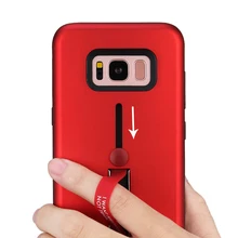 

Soft TPU+Hard PC Hybrid Armor Case for Samsung Galaxy J1 Ace J5 J7 Core J7 Duo Cover Metal Holder Ring Cover for Samsung J7 Duo