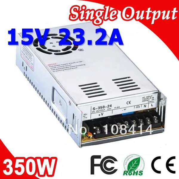 S-150-24 LED Импульсные блоки питания 110 В 220 В AC к DC 24 В 6.5a 150 Вт Выход