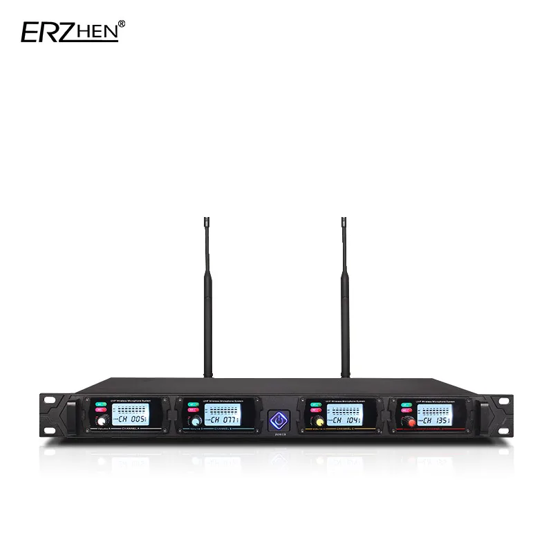 المهنية ميكروفون نظام 8000GT UHF قناة المهنية ميكروفون ديناميكي 4 مؤتمر ميكروفون معقوفة ميكروفون