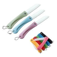 Pocket Peel Pare керамический кухонный фруктовый складной нож Овощечистка столовые приборы для пикника коробка-сумка для обеда овощной резки ломтик лагерь брелок