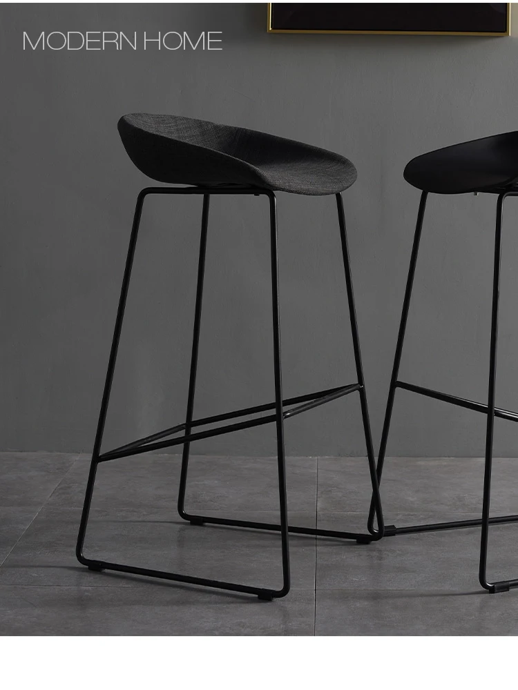 

Modern Design fashion loft popular luxury soft cover fabric Upholstered padded kitchen Room colorful bar counter stool chair 1pc