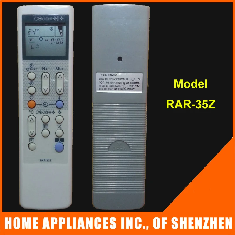 

Air Conditioner Remote Control RAR-35Z for Split Portable Air Conditioner Spare Part