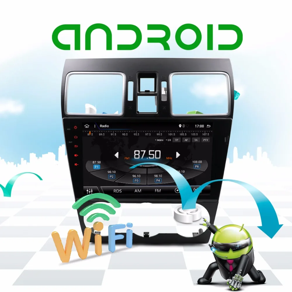 

Bosion Quad 4Core Android 7.1.1 Car Radio Head Unit For Subaru Forester 2017 GPS Navi Wifi SWC ISO 4G USB 2GB RAM+16G ROM